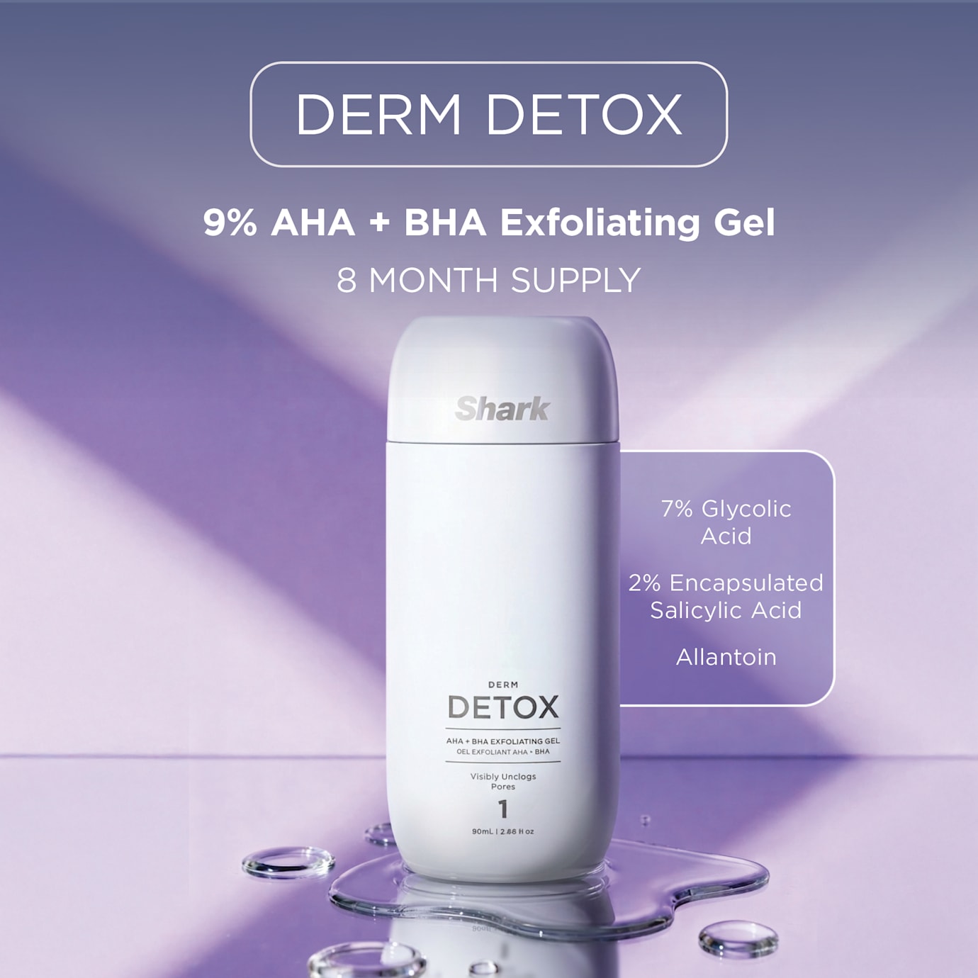 SharkAHA + BHA Exfoliating Gel (20 mL) - Image 8