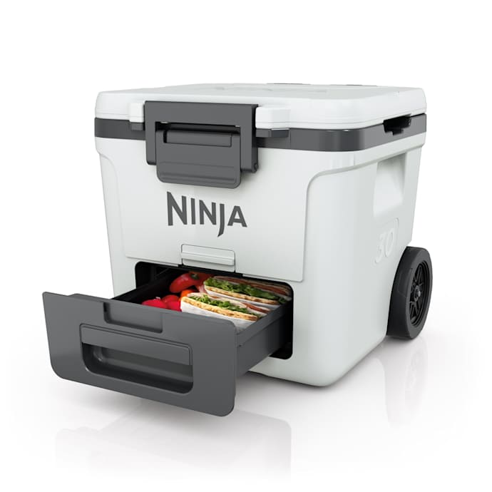 Ninja FrostVault 30qt Cooler with Wheels in Cloud White - Image 9