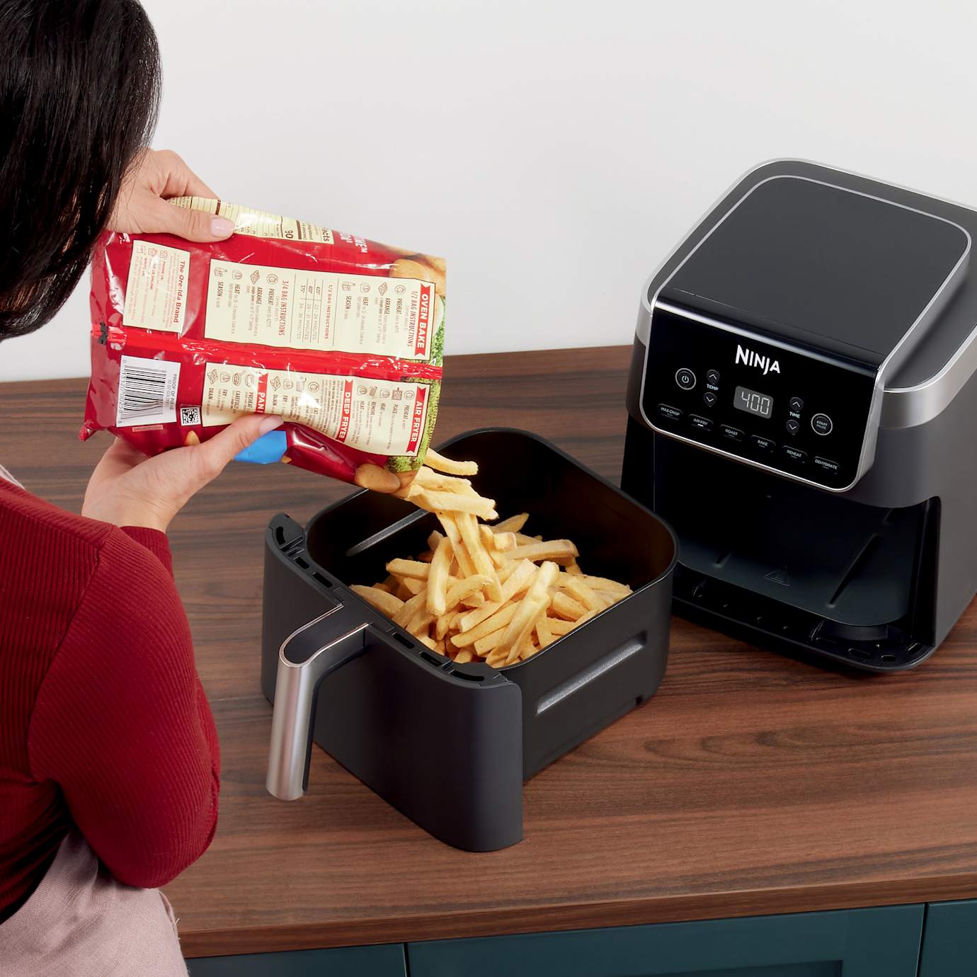 Ninja 6.5-QT Air Fryer Pro in Stone Gold - Image 11