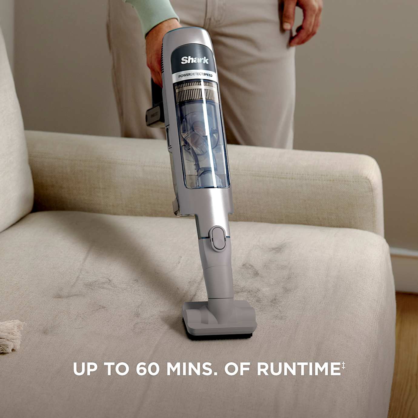 Shark PowerDetect Speed Cordless Vacuum, Luxe Collection in Sagewood - Image 6